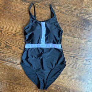 Simon Chang Solutions BLACK AND WHITE ONE PIECE SWIMSUIT SIZE 10